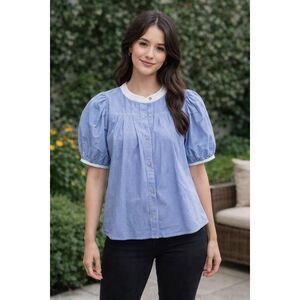 NWT Olivaceous blouse, Lrg $78 E48